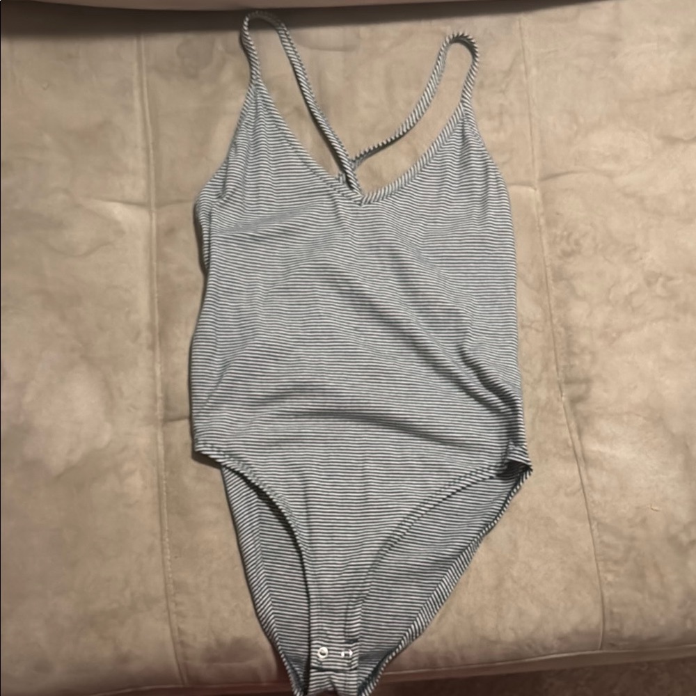 Forever 21 striped bodysuit